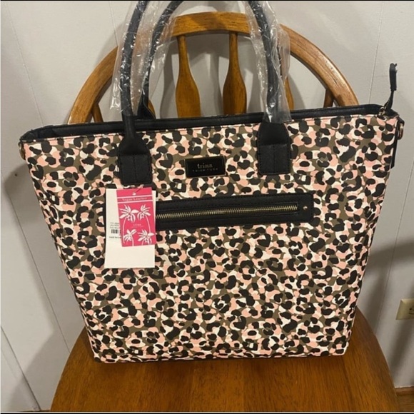 Trina Turk Floral Print Tote NWT - Picture 4 of 12